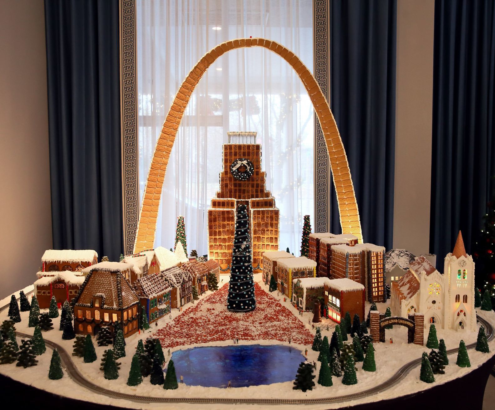 Chase Park Plaza Gingerbread houses